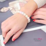 [HCM]Vòng tay nữ Giá sỉ hạt tròn may mắn pha lê nứt nhiều màu lấp lánh Thời trang Nhật Bản CB-S412