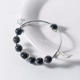 Vòng tay nữ thời trang đá cẩm thạch cao cấp phong cách hàn quốc 6 hạt bead laza-01