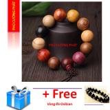 Vòng tay PC 16 li Gỗ Đa Bảo (nhiều loại gỗ quý) - Phong thủy danh tiếng và quyền lực biến những ước mơ thành hiện thực+ Tặng vòng Osibiand chống tia phóng xạ