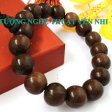 Vòng tay phong thủy cao cấp gỗ Muồng hạt 12mm