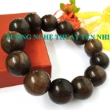 Vòng tay phong thủy cao cấp gỗ Muồng hạt 16mm-không hồ lô