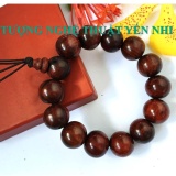 Vòng tay phong thủy cao cấp gỗ Trắc đỏ hạt 16mm