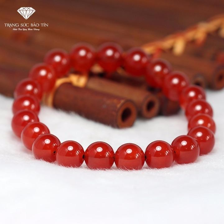 Vòng tay phong thủy đẹp, vòng tay phong thủy cao cấp, vòng tay phong thủy chất liệu đá tự nhiên, vòng tay phong thủy đá mã não, vòng tay phong thủy đá mã não cao cấp, vòng tay phong thủy đá mã não đỏ 8mm thương hiệu