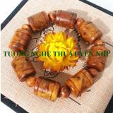 Vòng tay Phong thủy gỗ Nu Huyết Long hạt trúc 16mm-VIP