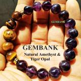 Vòng Tay Thạch Anh Tím - Opal Trạm Rồng Tự Nhiên STONE BANK