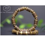 Vòng Tay Trầm Hương Bọc Vàng 18k VD01 - Anphu Agarwood