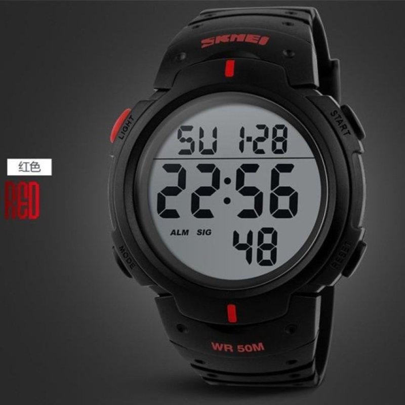 Waterproof Outdoor Sports Watch（Red�(Not Specified)(OVERSEAS) - intl bán chạy