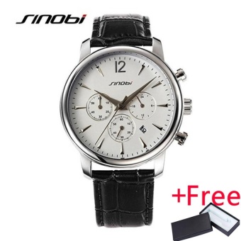 Wholesaler SINOBI 9571 Casual Mens Wrist Watches forTop Luxury Brand Fashion Sports Multifunction Geneva Quartz Clock - intl  
