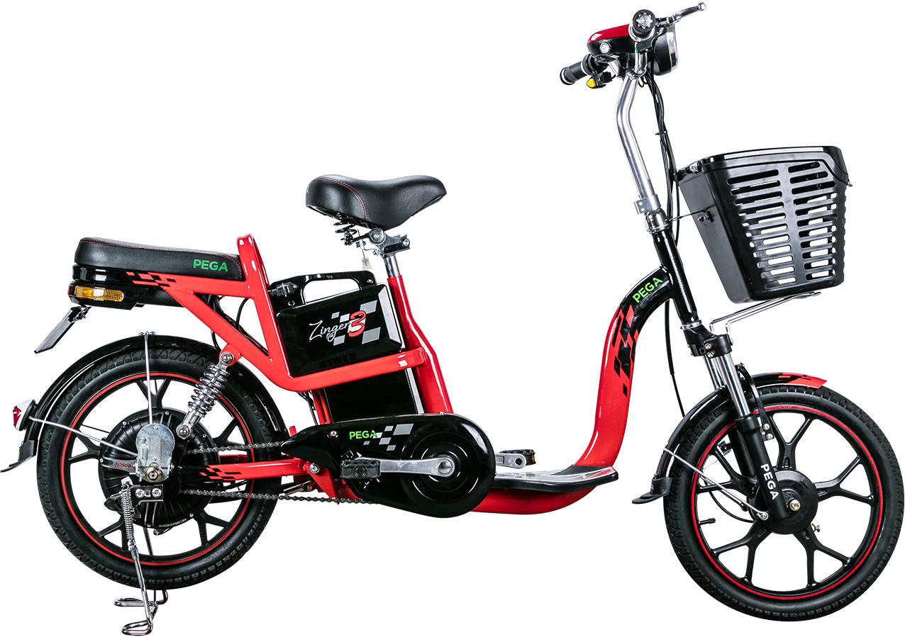 Xe điện Zinger Color3 (Đỏ đen)