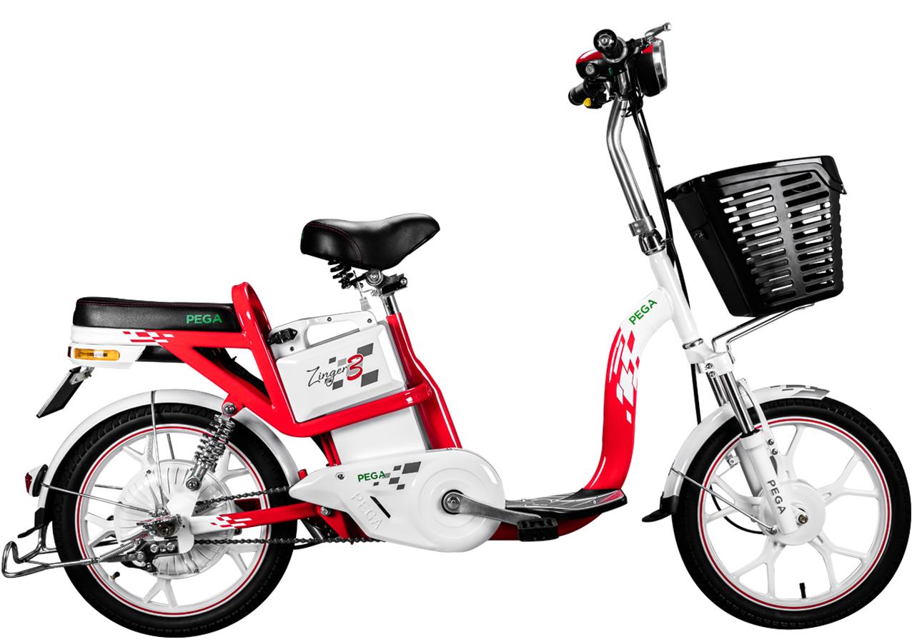 Xe điện Zinger Color3 (Đỏ trắng)
