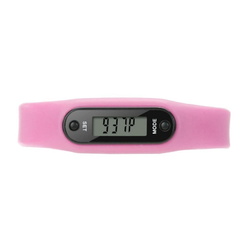 Youth Style Intelligent Record Walking Steps Movement Sport Bracelet(Pink) - intl bán chạy