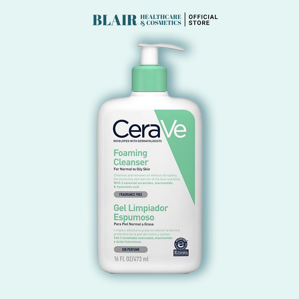 Sữa Rửa Mặt Dịu Nhẹ CeraVe Foaming Cleanser (236ml/473ml)