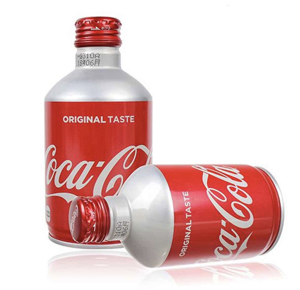 Combo 10 lon Coca chai nhôm nắp vặn 300ml nội địa Nhật