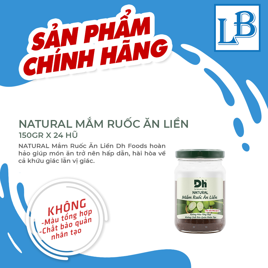 Natural mắm ruốc ăn liền dh foods