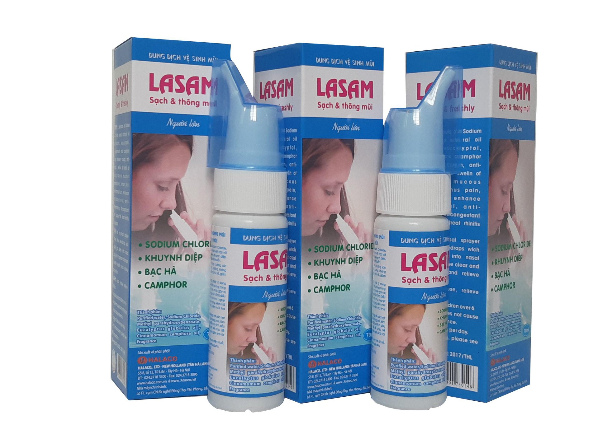 Xịt mũi Lasam giành cho người lớn