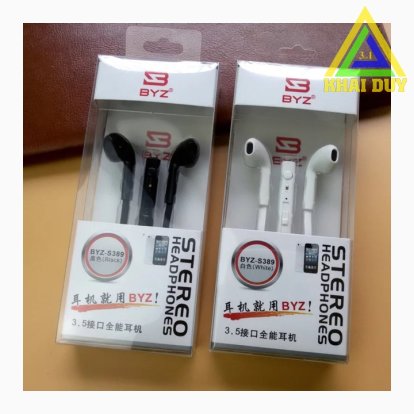 Tai nghe nhét tai byz s389 dành cho điện thoại