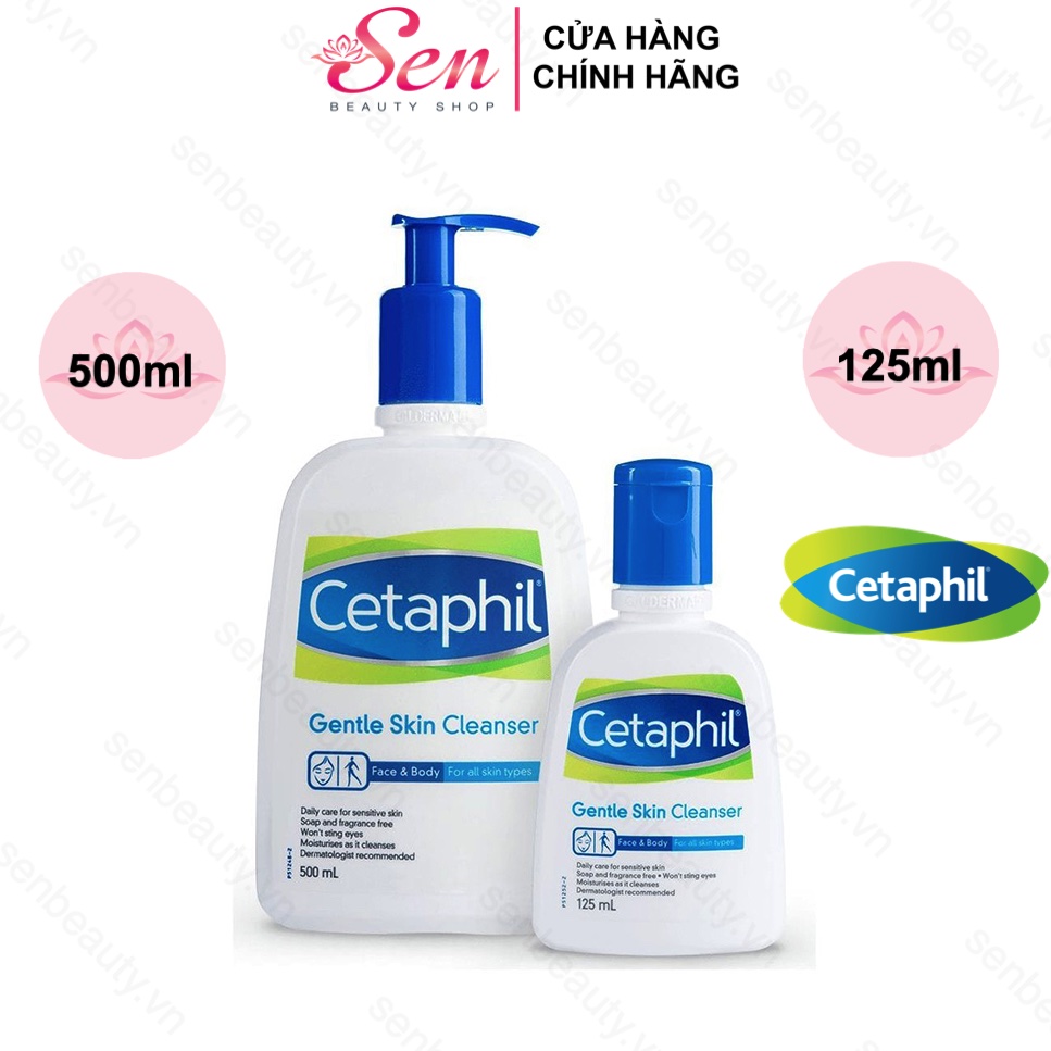 Sữa rửa mặt cetaphil gentle skin cleanser 125ml / 500ml