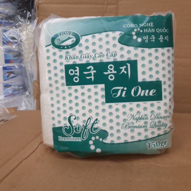 Giấy xấp cao cấp tione Hàn Quốc dùng lau miệng chân tay 180g sieuchodaiphat