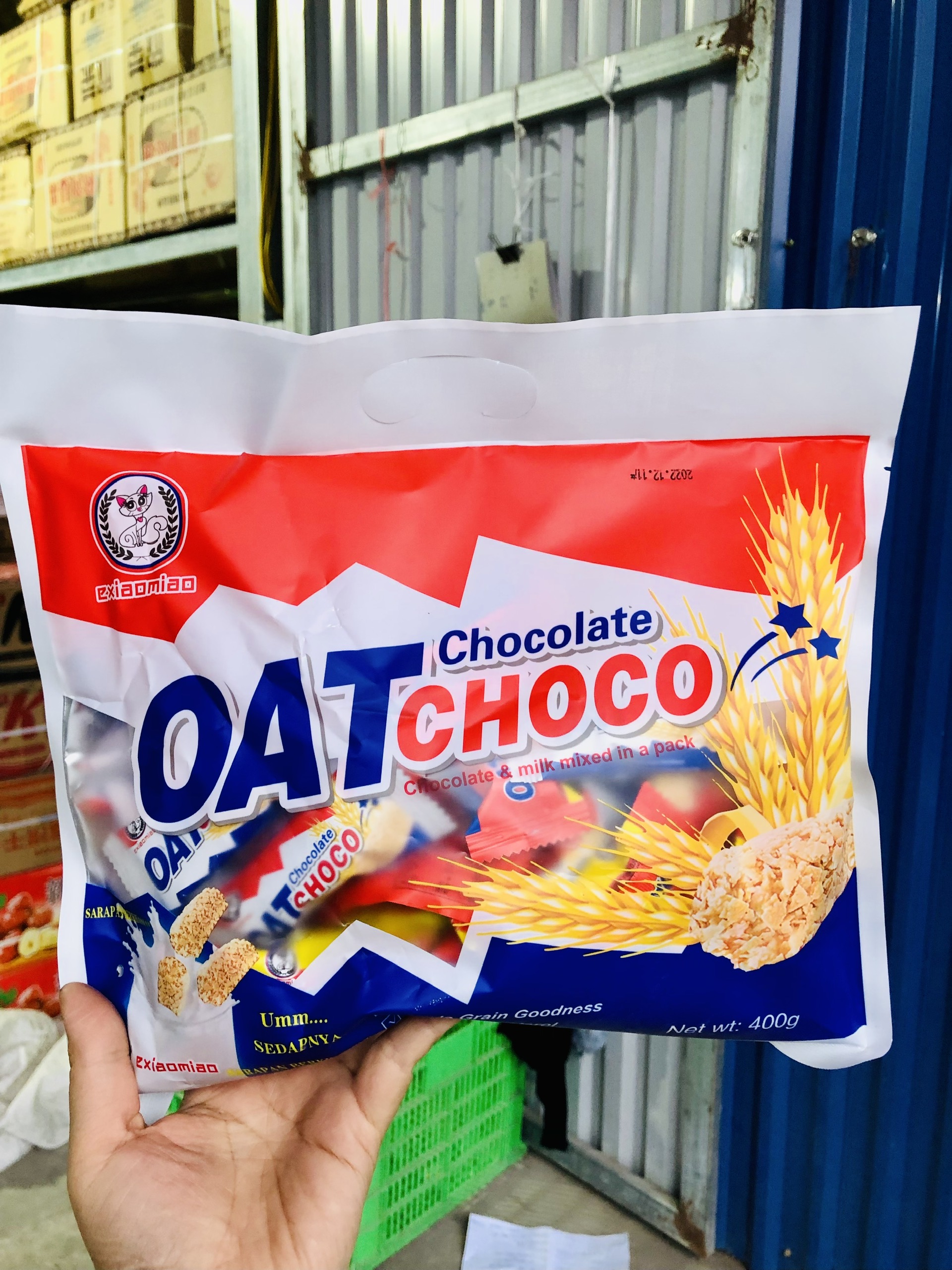 Gói bánh ngũ cốc yến mạch nhiều vị 400gr