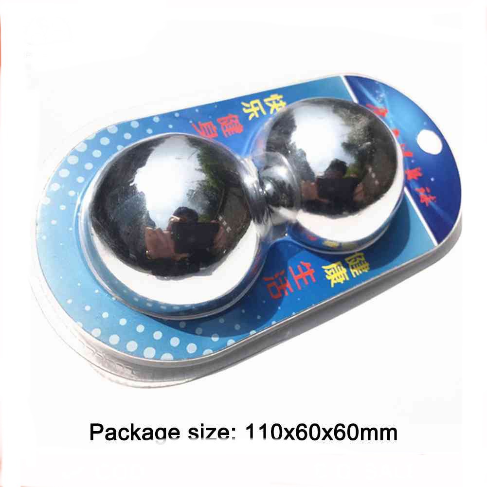Cặp bi lăn tập cơ tay, Bi inox lăn tay hỗ trợ khớp và dùng tập cơ tay vật lý trị liệu