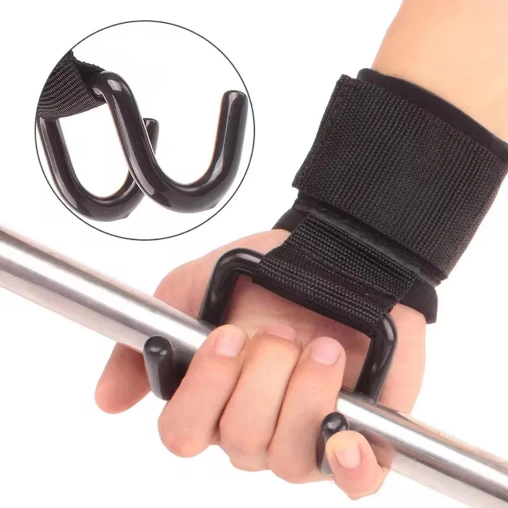 ĐAI QUẤN CỔ TAY GYM 1 CẶP | LIFTING STRAP MÓC THÉP DEADLIFT PULL UP BARBELL FITNESS