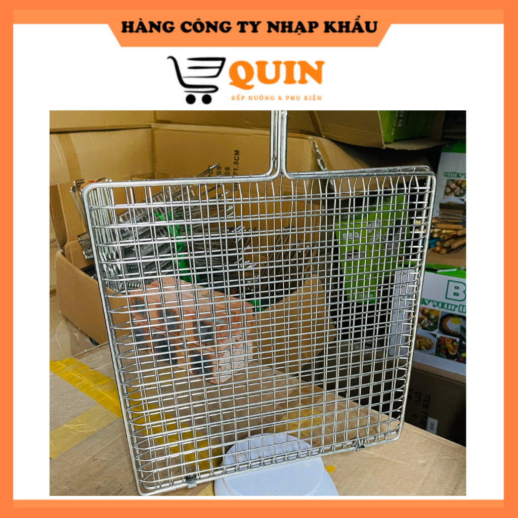 Vỉ nướng inox CAO CẤP dành cho bếp nướng than Vỉ nướng thịt Vỉ nướng gà vịt