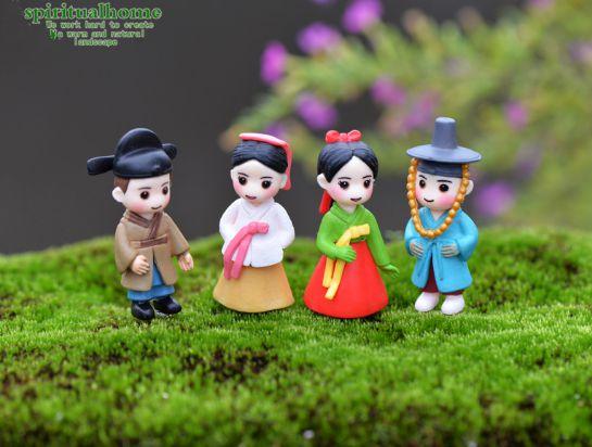Phụ kiện làm Terrarium: Cặp đôi Hàn Quốc