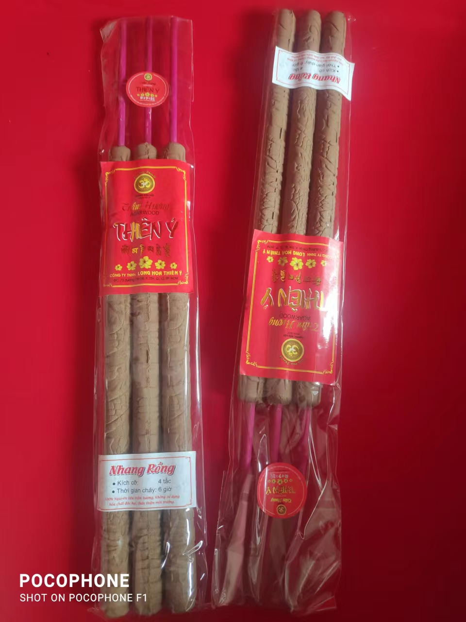 Lốc 3 cây nhang rồng 100% chất trầm cúng giao thừa cúng khai trương