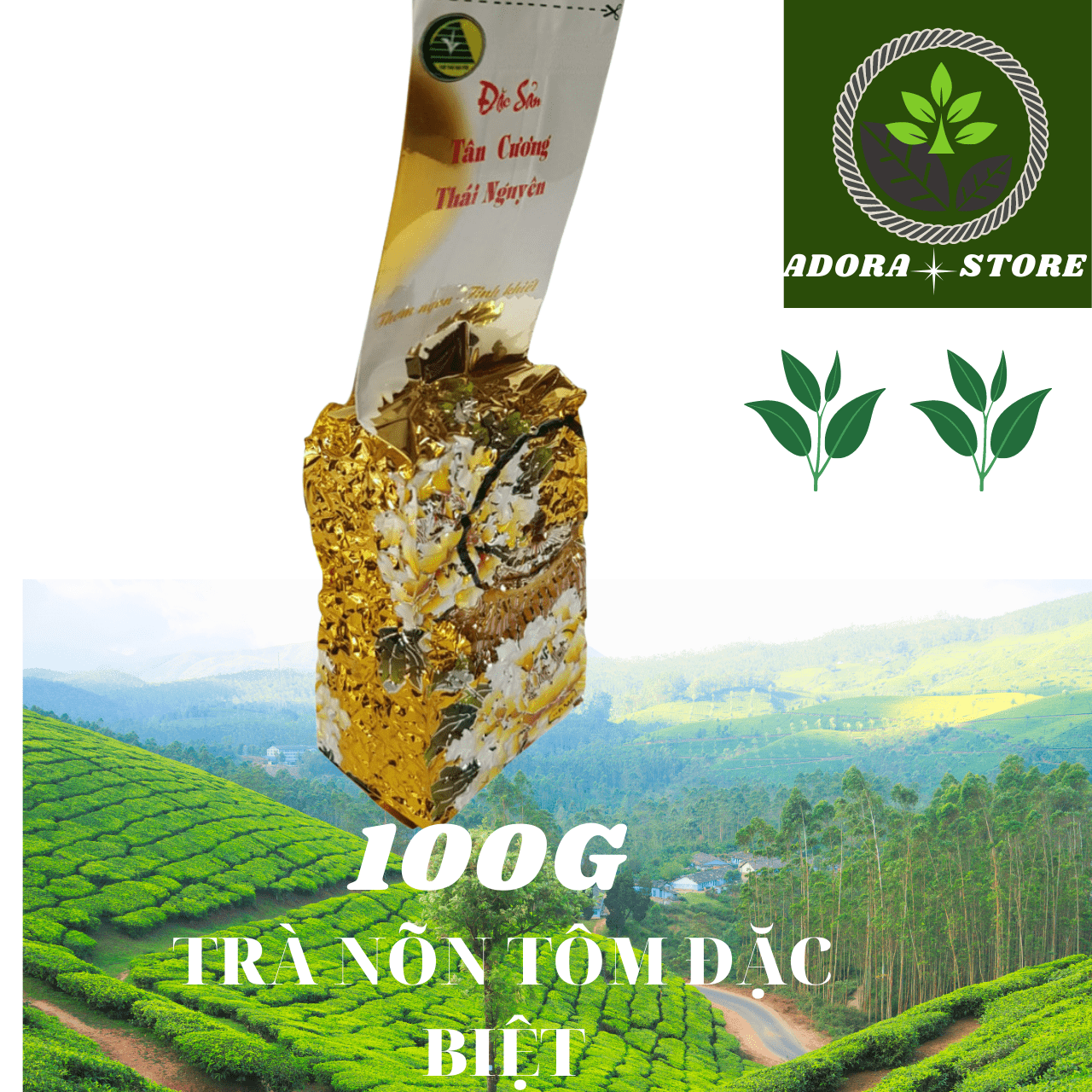Trà nõn tôm tân cương thái nguyên đặc biệt trà Tân Cương Thái Nguyên 100g