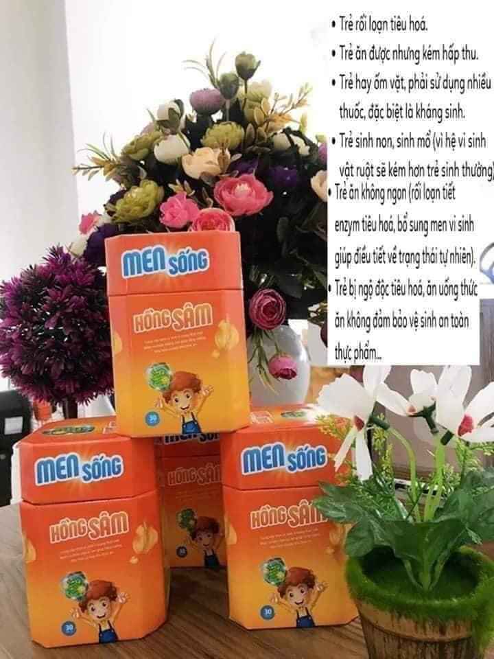 Men Tiêu hóa - Men sống hồng sâm