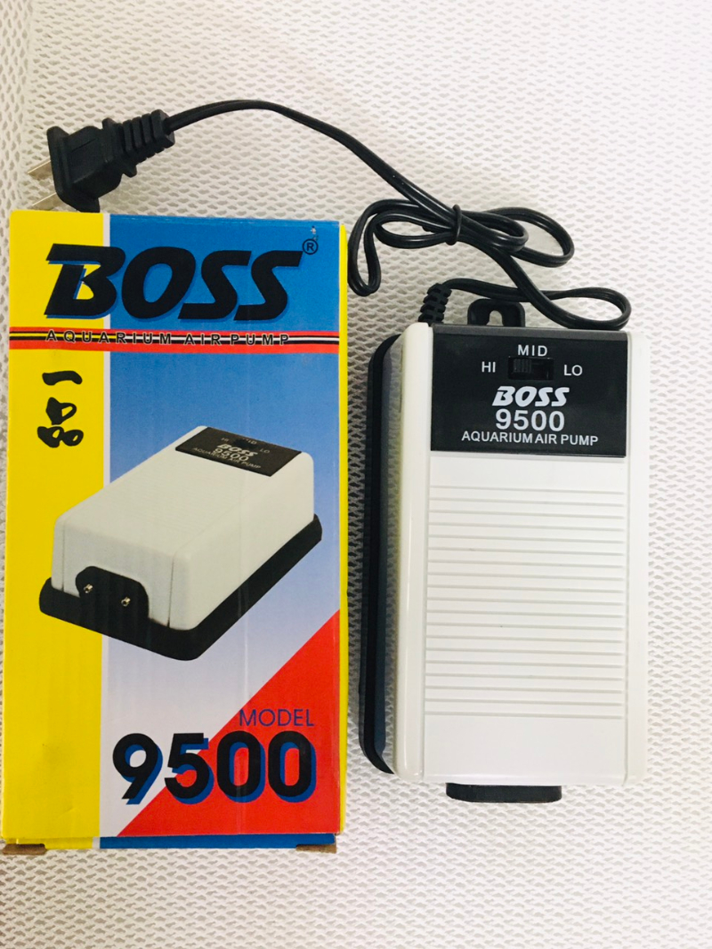 Máy sủi oxy boss 9500 dành cho hồ cá cảnh