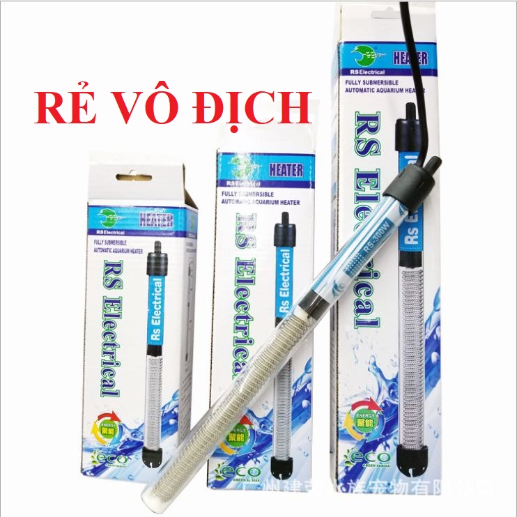 Sưởi bể cá cảnh - bể cá thủy sinh sưởi ấm mã rs electrical 200w