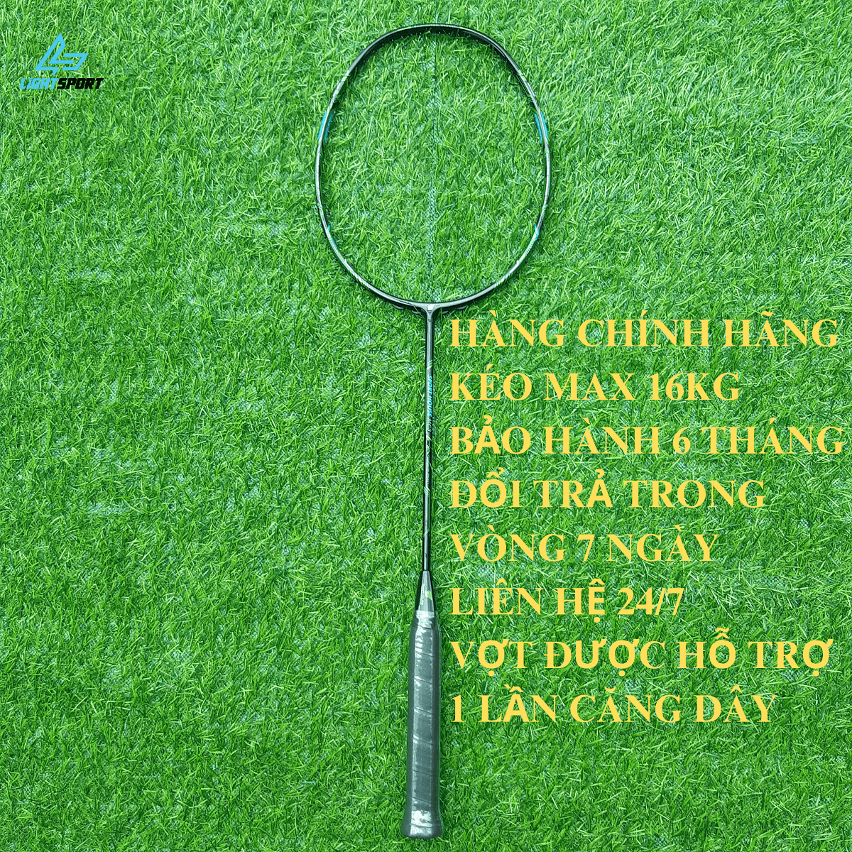 Vợt Cầu Lông SPORTHOUSE MC3 Lực căng tối đa 16kg (Bảo Hành 6 Tháng)