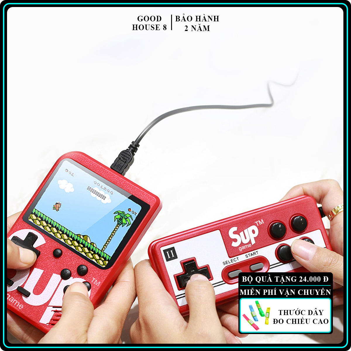 Máy chơi game cầm tay mini Sup 2 người chơi chứa 400 game kinh điển cực kì Thú Vị và thuyết phục