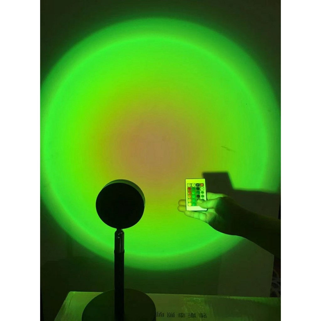 Đèn hoàng hôn 16 màu có điều khiển và 4 màu chuyển đổi màu ảo diệu để chụp ảnh sống ảo quay tiktok
