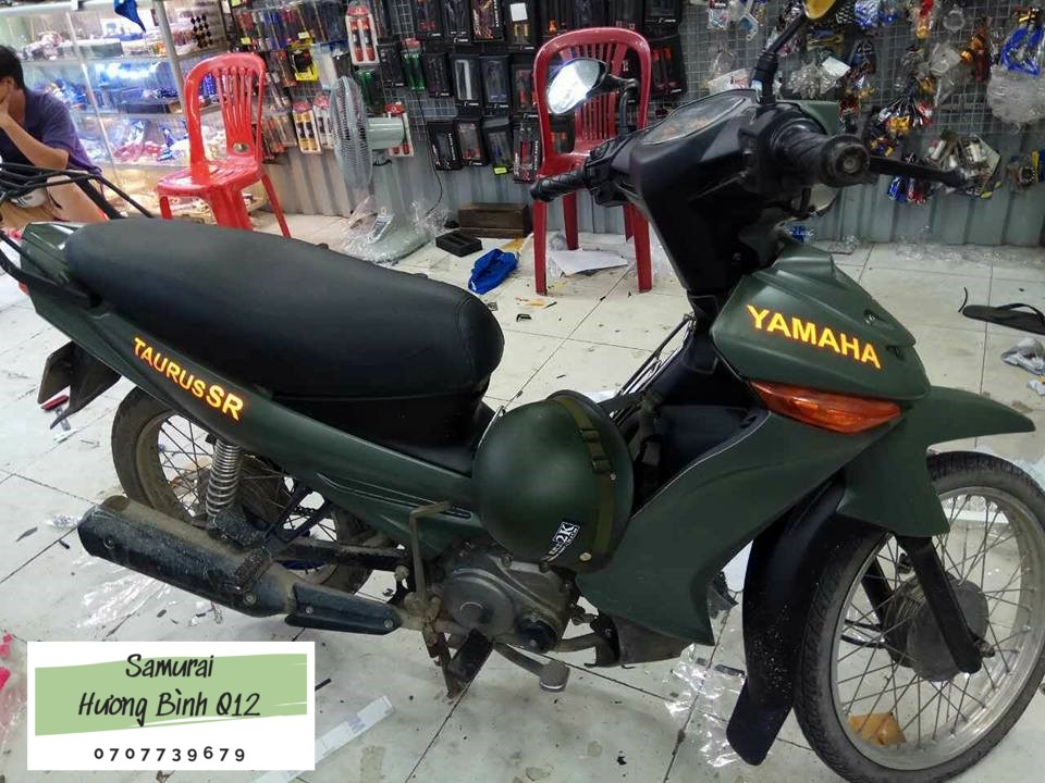 [COMBO] Sơn xịt Samurai màu Xanh Quân Đội - 142 với bóng K1K cao cấp tiện lợi và dễ dàng sử dụng - Hương Bình Q12 Painting shop