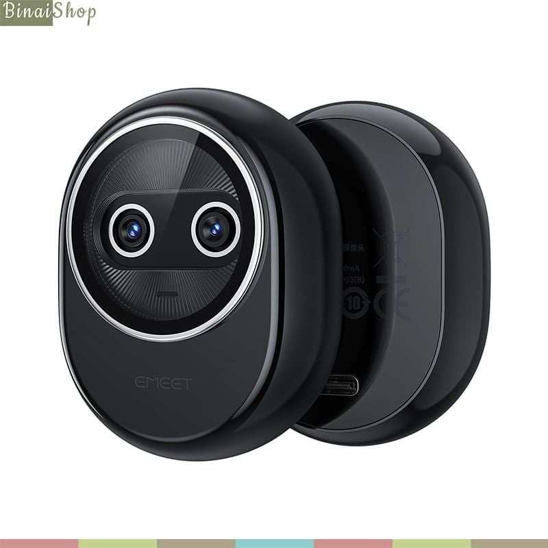 Emeet Piko 4K – Webcam UHD-4K AI, Mic 3 Chế Độ, Tự Động Lấy Nét Dành Cho Dạy Học, Họp Online, Livest