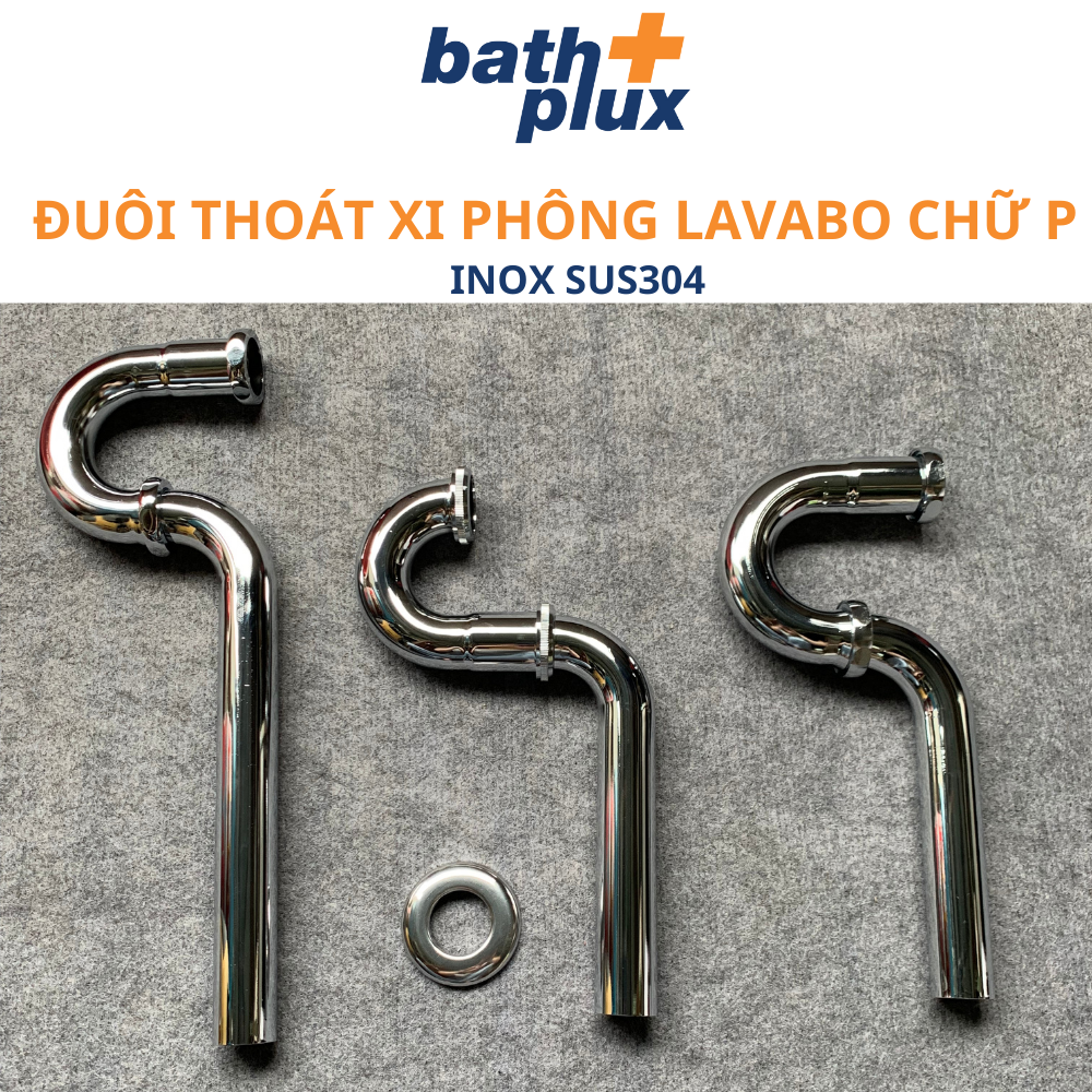 Đuôi xi phông thoát nước chậu rửa mặt, lavabo Đuôi xi phông ống thải chữ P