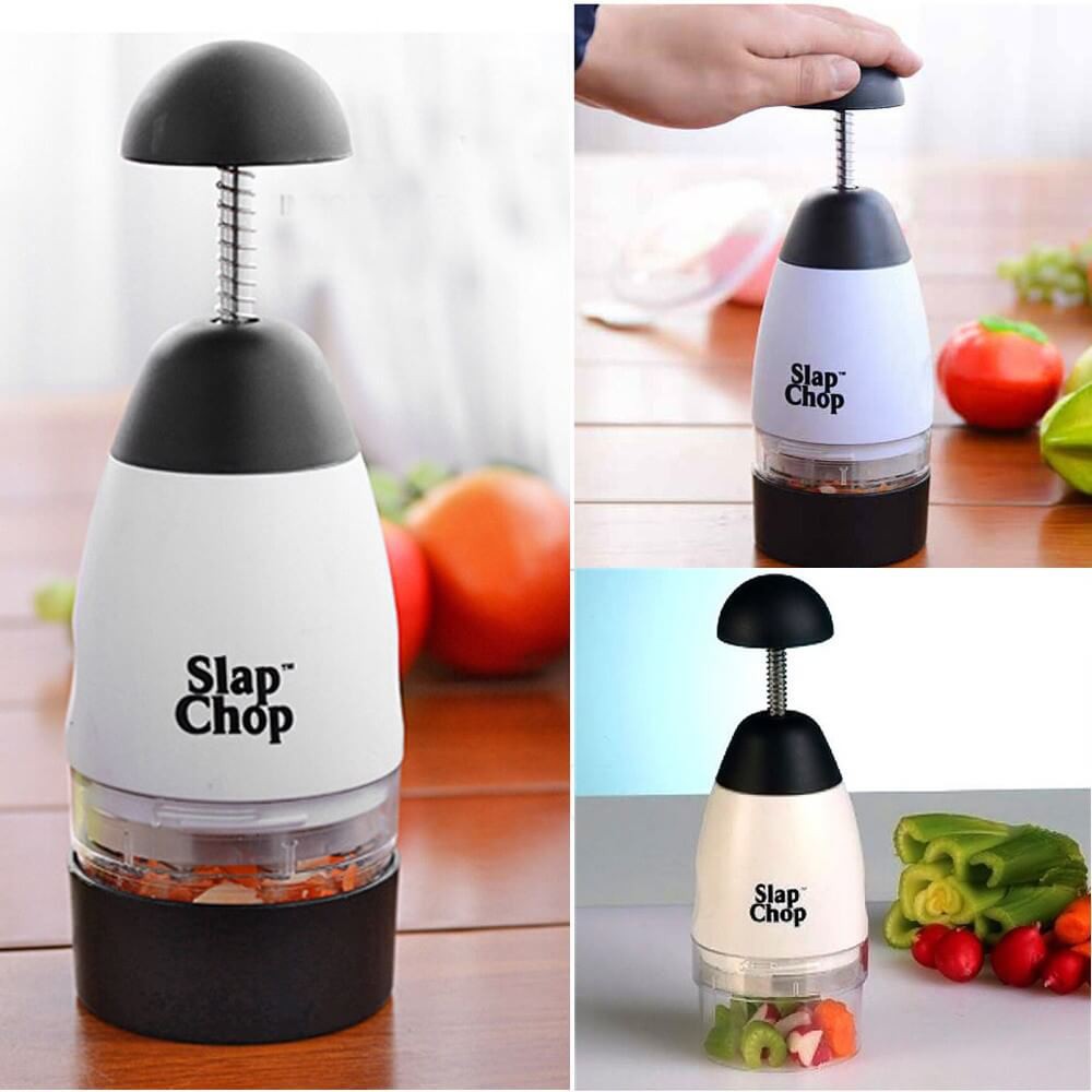 Dụng Cụ Băm Rau Củ, Tỏi Ớt Và Dụng Cụ Xay Rau Củ Slap Chop