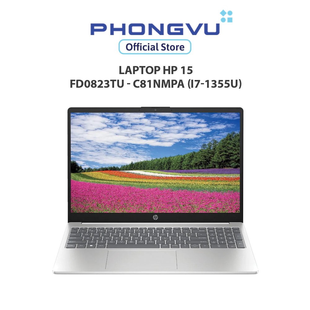 Laptop Hp 15-Fd0823Tu - C81Nmpa (I7-1355U) (Silver) - 12 Month Warranty Giá 22,890,000 Đồng*Miễn phí vận chuyển
