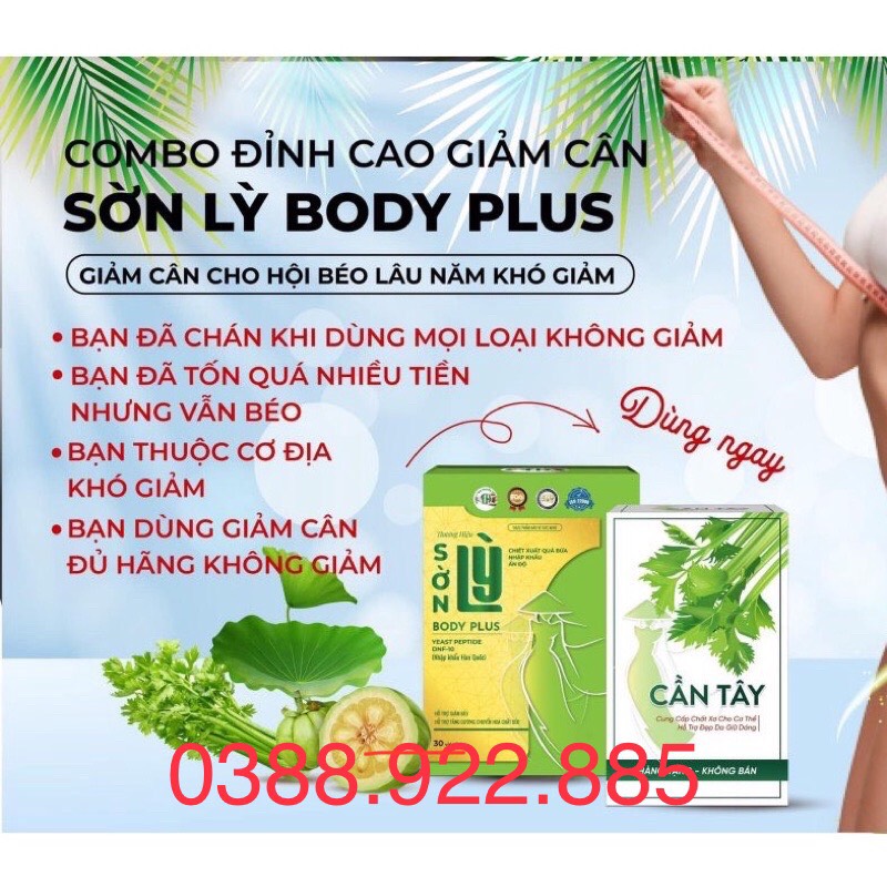 Giảm cân sờn lỳ body plus chính hãng