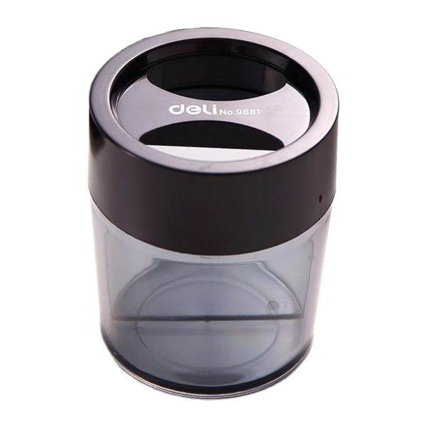 [HCM]Hộp đựng ghim Deli 9881 dùng để đựng kim bấm kim kẹp kim ghim kẹp giấy…nắm hộp từ tính dễ dàng cho việc lấy ghim.