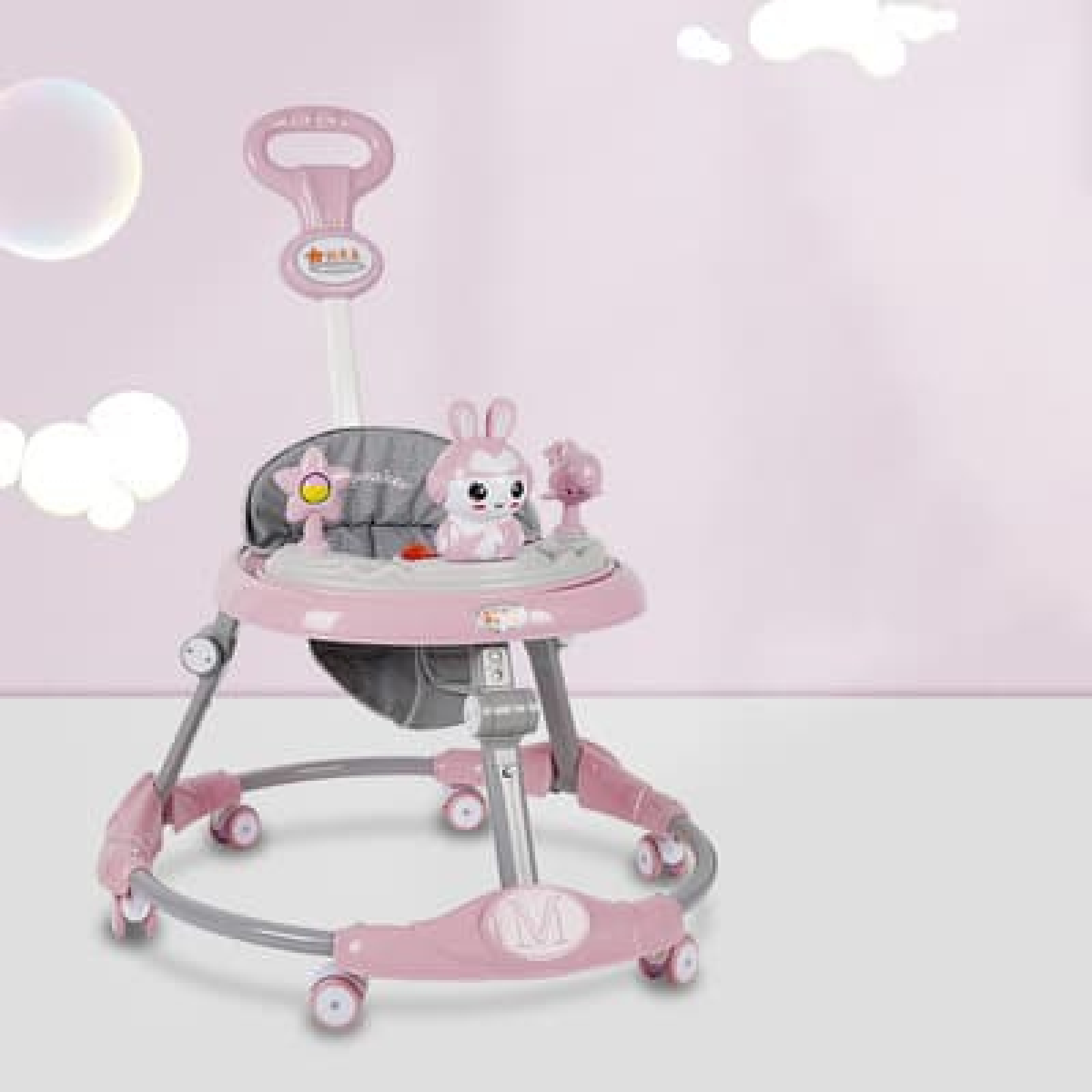 Xe chòi chân, Xe tròn tập đi cho bé 6 bánh xoay 360 độ
