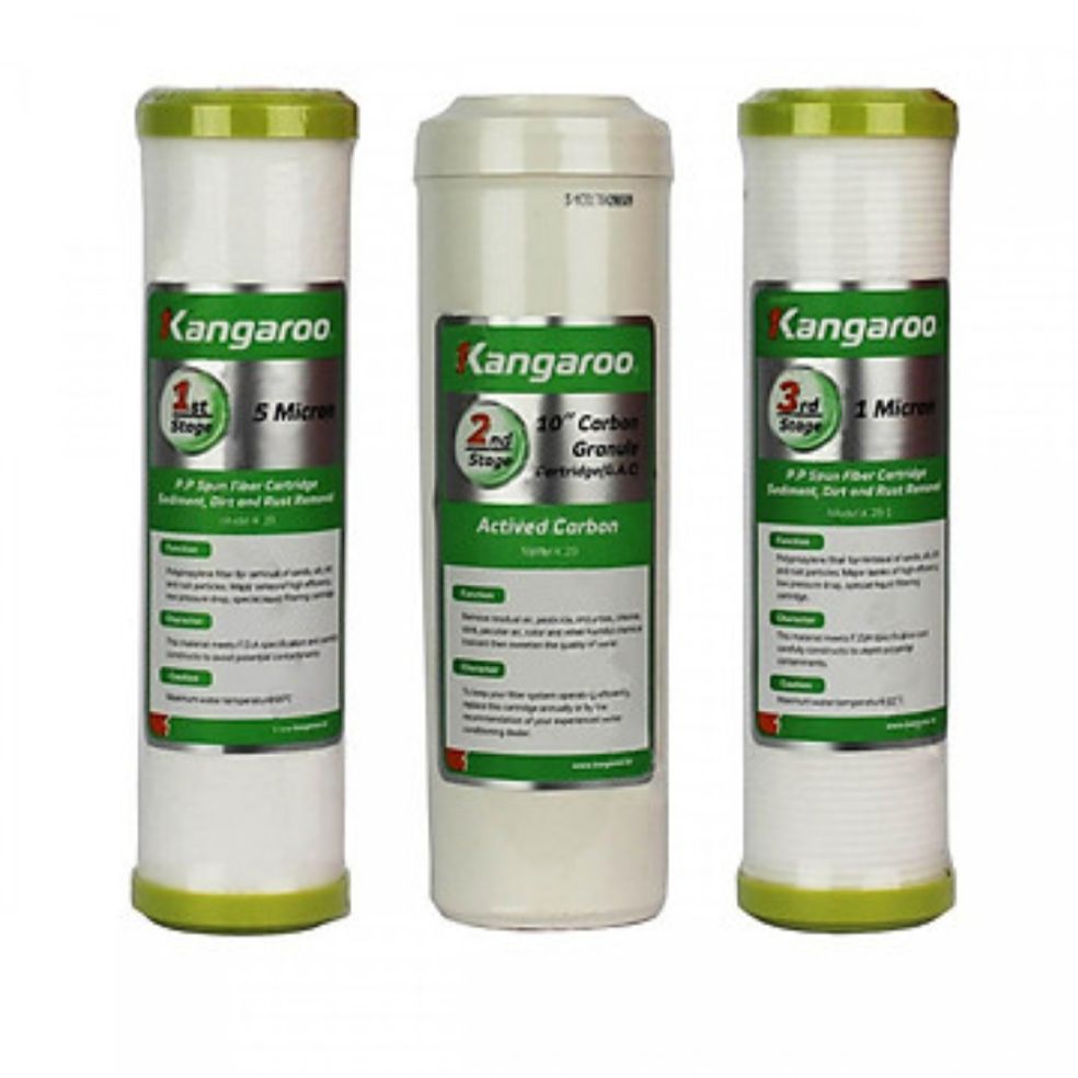 Lõi lọc nước 1, 2, 3 kangaroo