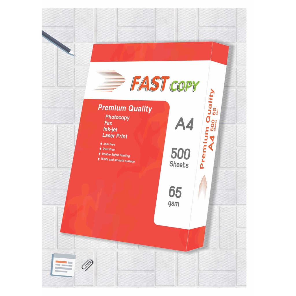 Hải tiến giấy in, photo fastcopy - a4/65gsm - 1 ream
