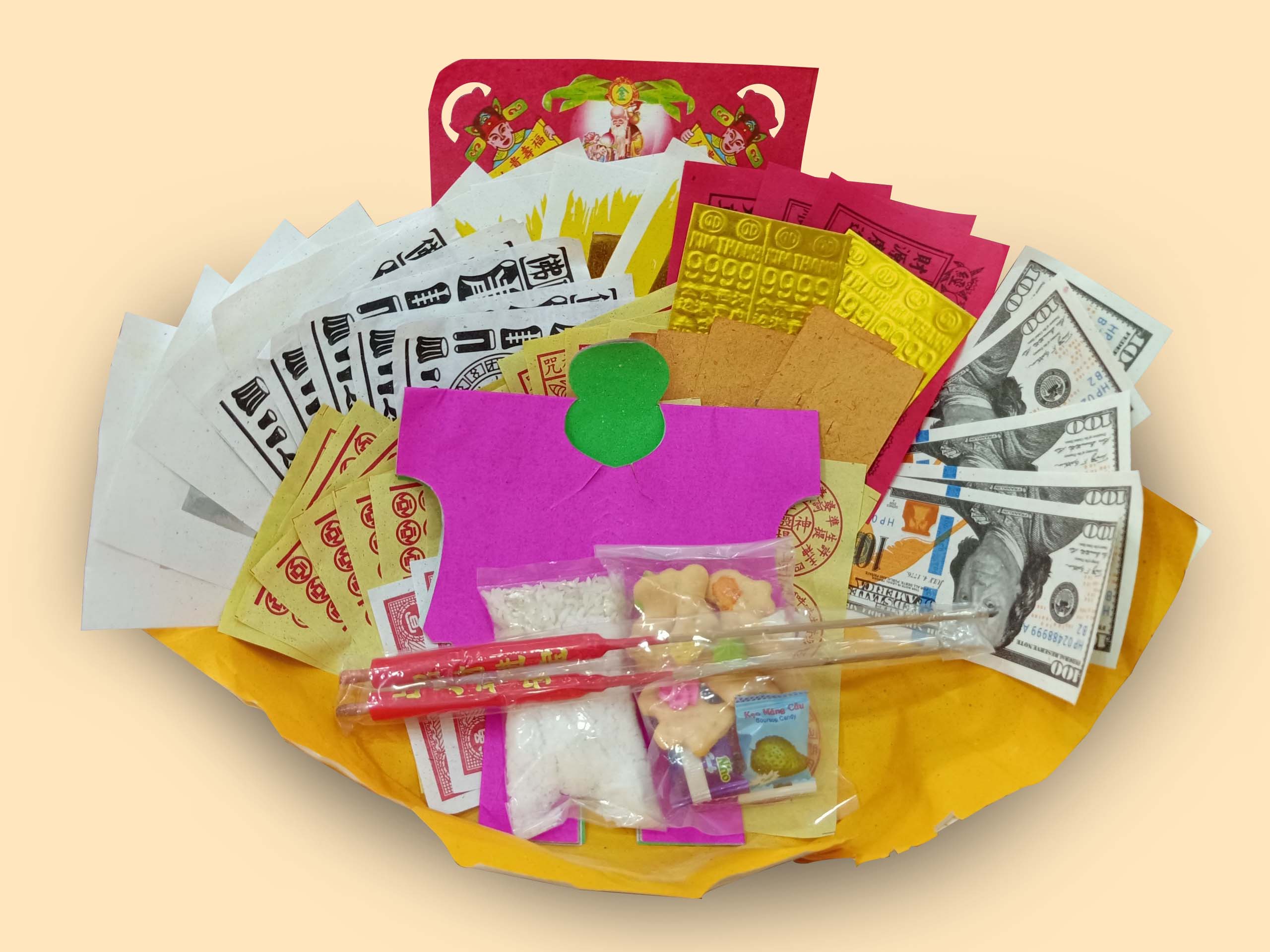 Combo 10 bộ Phần Cúng Mùng 2/16-Cầu Buôn Bán, Thuận Lợi