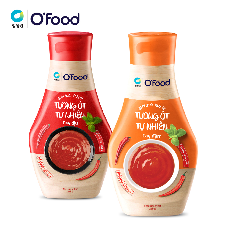 Tương ớt tự nhiên OFood 250g, không chất bảo quản, không phẩm màu
