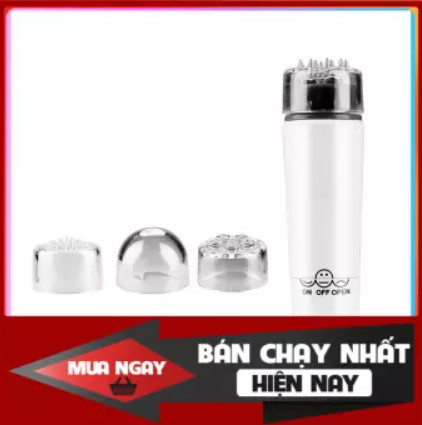 [HCM]Bút Massage Gậy massage cầm tay đa năng (mặt mắt vai gáy đầu....) 4 đầu massage