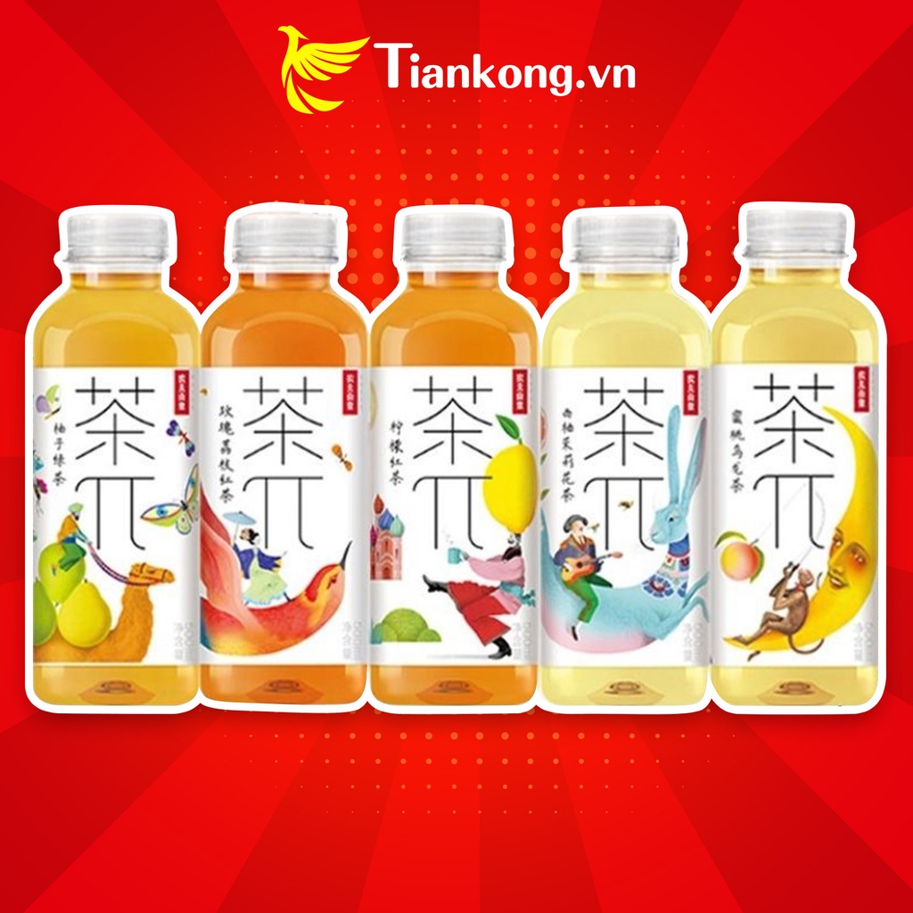 Trà ô long trái cây Nongfu Spring Tea Wu chai 500ml- TIANKONG