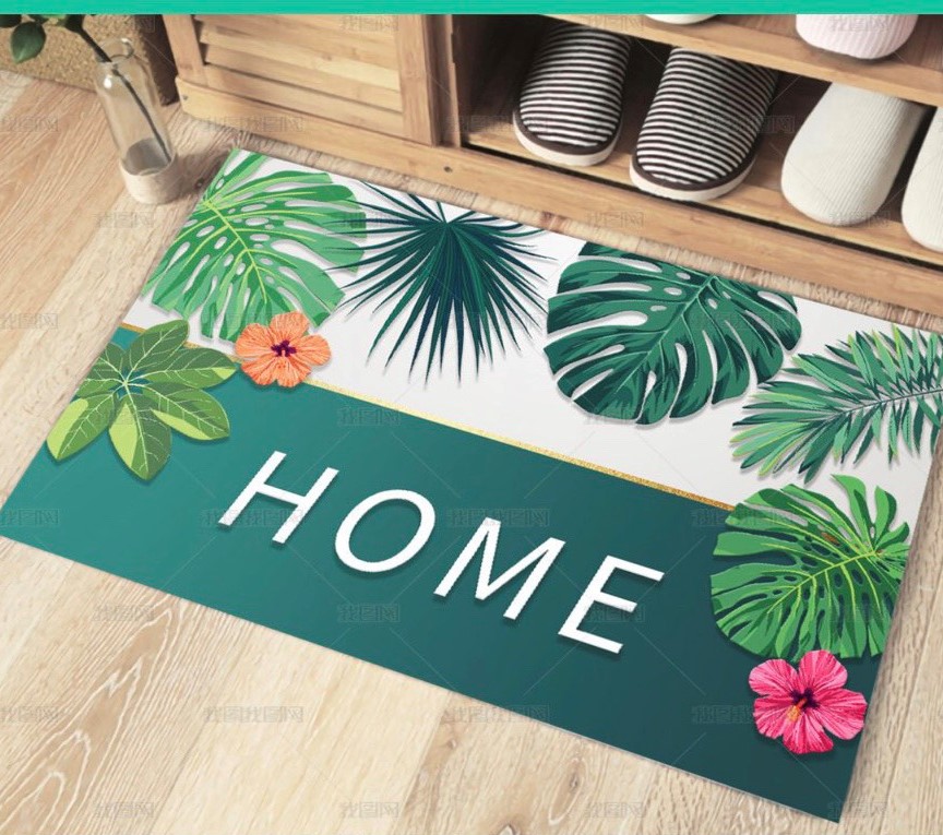 Thảm lau chân 3D 40x60cm,giao mẫu ngẫu nhiên
